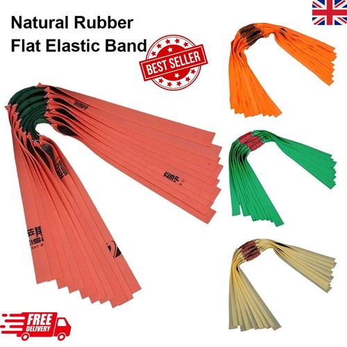Flat rubber bands slingshot - flat,