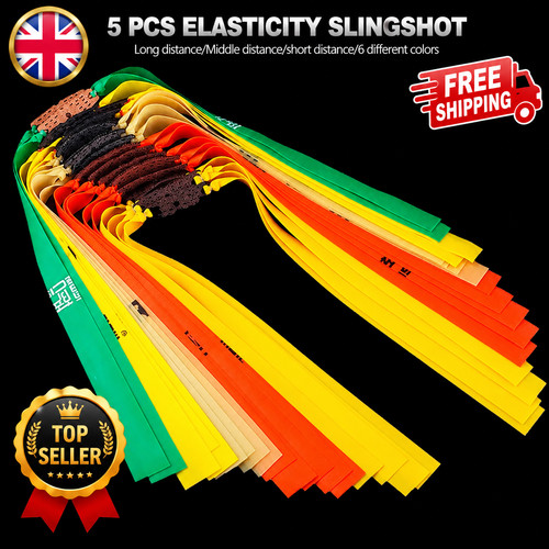 Flat rubber bands - 5,