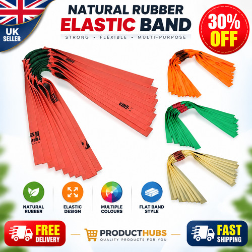 Flat rubber bands slingshot - 5,