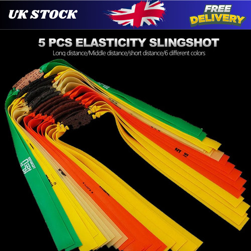 Flat rubber bands - 5, slingshot