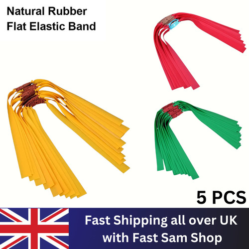Flat rubber bands slingshot - rubber,