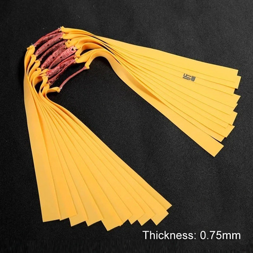 Flat rubber bands slingshot - rubber,