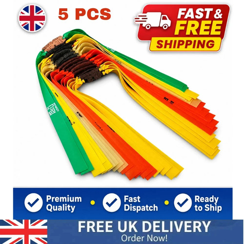 Flat rubber bands slingshot - 5,