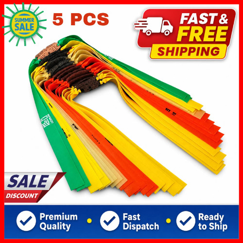 Flat rubber bands - 5,