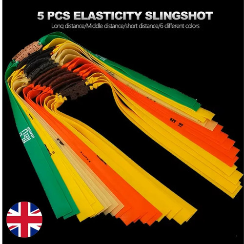 Flat rubber bands slingshot - flat,