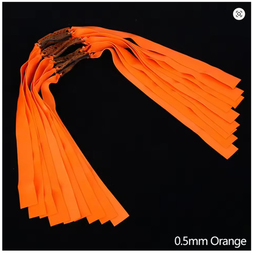 Flat rubber bands slingshot - flat,