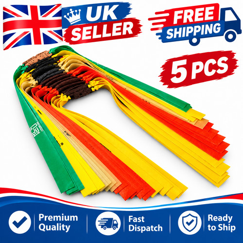 Flat rubber bands slingshot - 5,